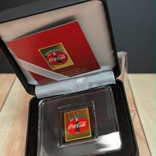 Coca Cola 1/500oz Gold front view