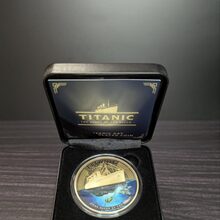 Titanic Day Gold Coin front view