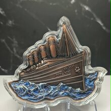 Titanic 5oz Copper front view