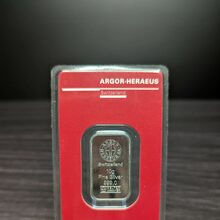 10g Argor-Heraeus front view